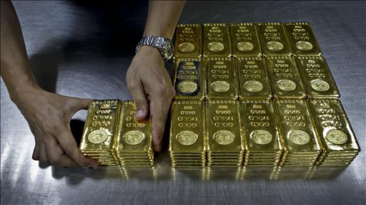 قیمت جهانی طلا به کمتر از 1300 دلار رسید